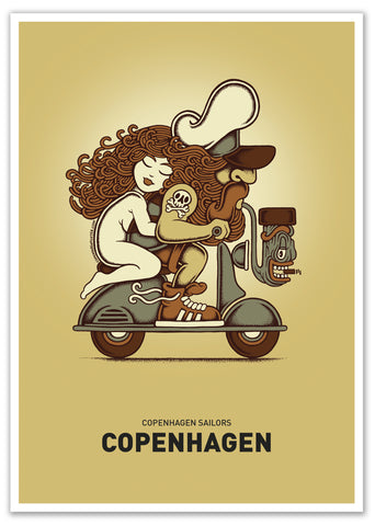 1. Puch Maxi – copenhagen poster